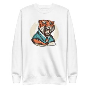 unisex-premium-sweatshirt-white-front-6a1ad2065512f.jpg Roaring Tiger Sweatshirt