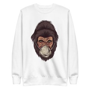 Gorilla Face Mask Sweatshirt