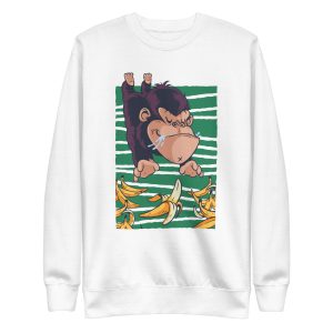 Gorilla Chasing Bananas Sweatshirt