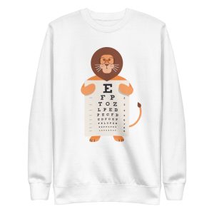 Lion Eye Chart Sweatshirt
