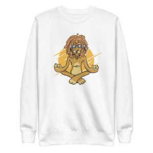 Rasta Lion Meditating Sweatshirt