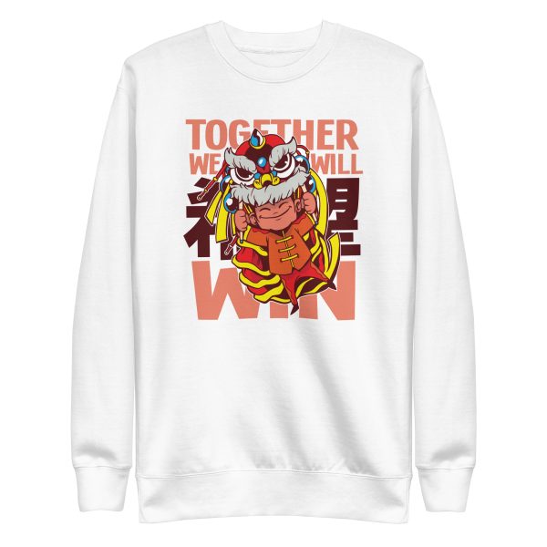 unisex-premium-sweatshirt-white-front-6a1bbc4a49b00.jpg Chinese Lion Sweatshirt