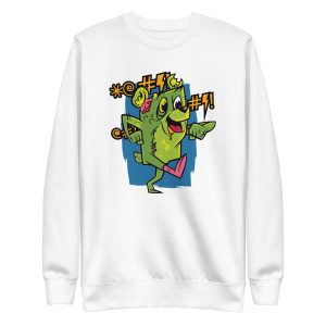 Cursing Zombie Teddy Bear Sweatshirt