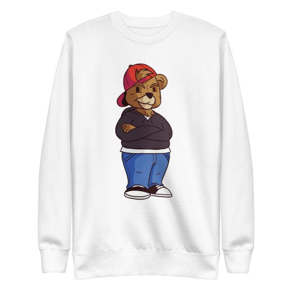 unisex-premium-sweatshirt-white-front-6a1be0d652652.jpg Bear Cool Sweatshirt