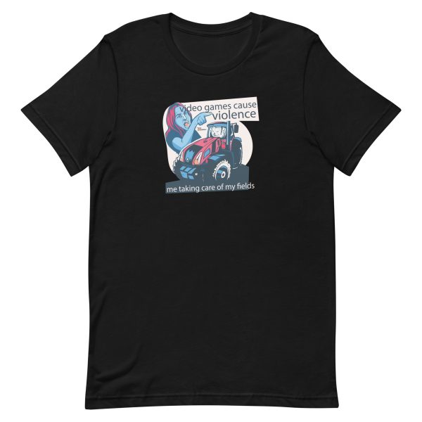 unisex-staple-t-shirt-black-front-6a16d54ba502a.jpg Video Games Quote T-Shirt