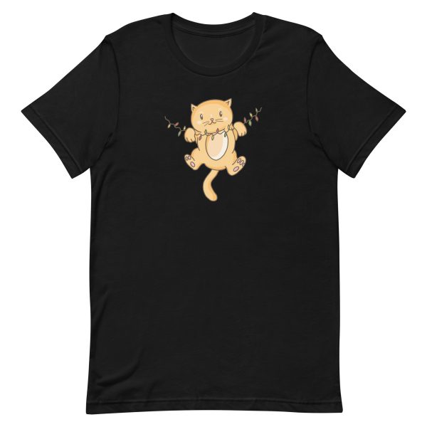 unisex-staple-t-shirt-black-front-6a179e6142046.jpg Cute Kitten T-Shirt