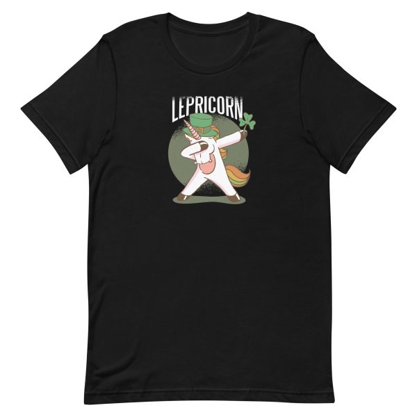 unisex-staple-t-shirt-black-front-6a17ab2c0365e.jpg Unicorn Leprechaun T-Shirt