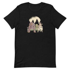 unisex-staple-t-shirt-black-front-6a17aca0302fa.jpg Mythological Creatures T-Shirt