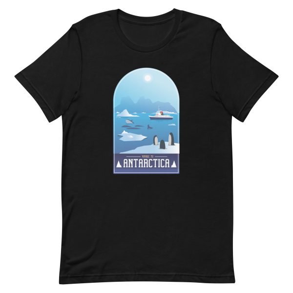 unisex-staple-t-shirt-black-front-6a18217d1d7a6.jpg Antarctica T-Shirt