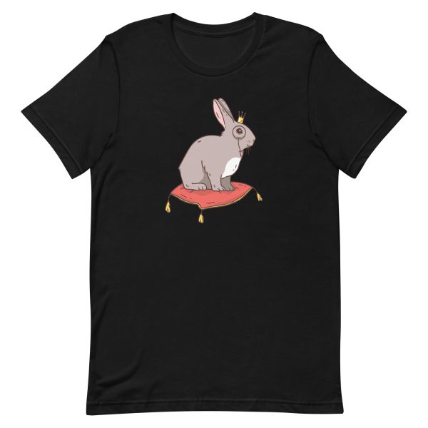unisex-staple-t-shirt-black-front-6a18344e7addd.jpg Royal Rabbit T-Shirt