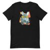 unisex-staple-t-shirt-black-front-6a1840c22a330.jpg Cool Rabbit With Sunglasses T-Shirt