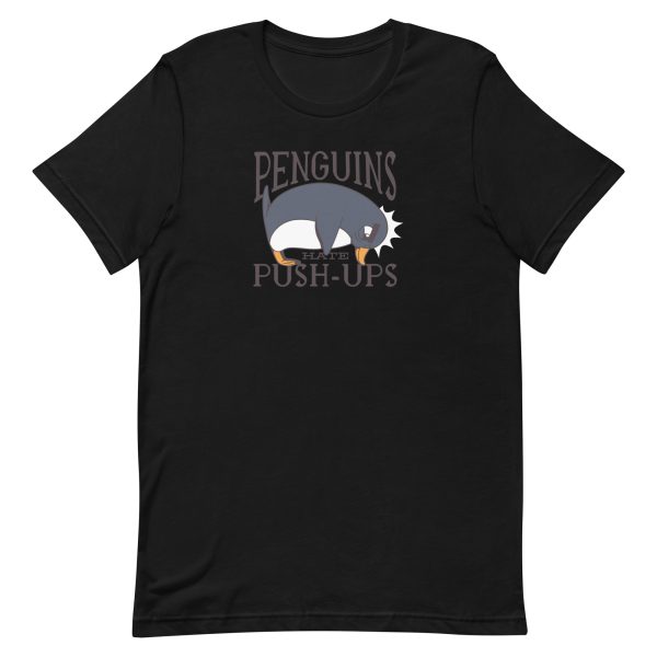 unisex-staple-t-shirt-black-front-6a18429b108f5.jpg Penguin Funny Quote T-Shirt