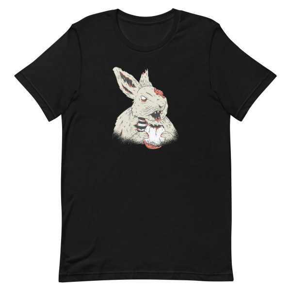 unisex-staple-t-shirt-black-front-6a18f7f24f97b.jpg Horror Bunny T-Shirt