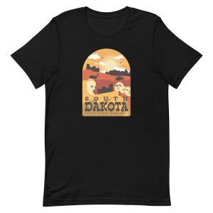unisex-staple-t-shirt-black-front-6a18fb4a58b70.jpg South Dakota T-Shirt