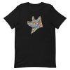 unisex-staple-t-shirt-black-front-6a1986f5dc09a.jpg Wolf Colorful T-Shirt