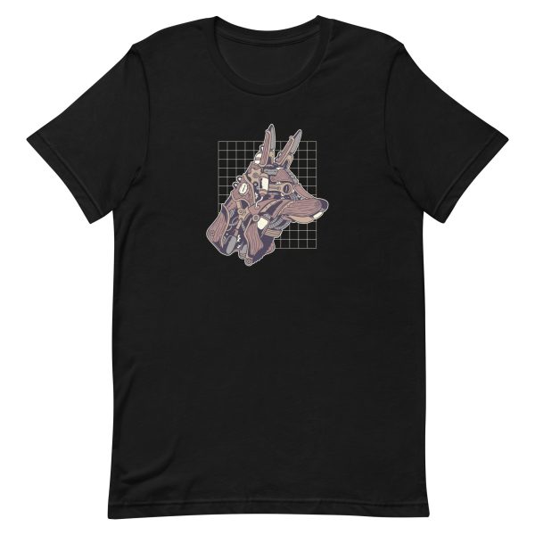 unisex-staple-t-shirt-black-front-6a198c3a42210.jpg Wolf Steampunk T-Shirt