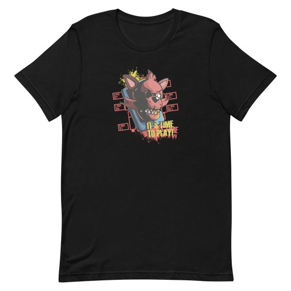 unisex-staple-t-shirt-black-front-6a1acab523b7b.jpg Time To Play T-Shirt