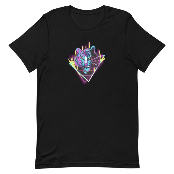 unisex-staple-t-shirt-black-front-6a1acc7d03af2.jpg Neon Tiger T-Shirt
