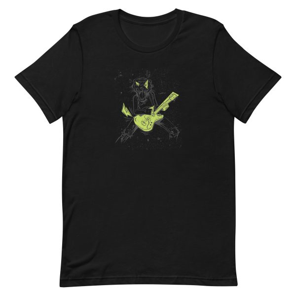 unisex-staple-t-shirt-black-front-6a1accbf861c6.jpg Guitar Tiger T-Shirt