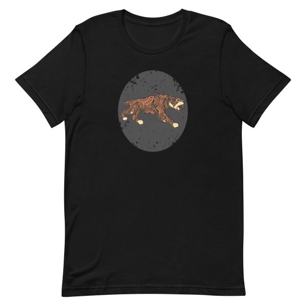 Sabertooth Tiger Mandala Style T-Shirt