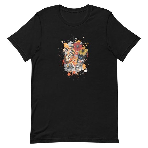 unisex-staple-t-shirt-black-front-6a1ad19d24cec.jpg Abstract Tiger T-Shirt