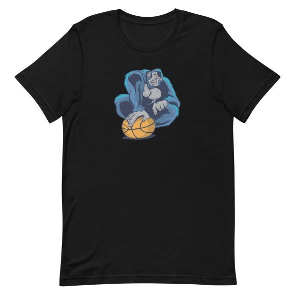 unisex-staple-t-shirt-black-front-6a1ad9492849e.jpg Gorilla Basketball T-Shirt