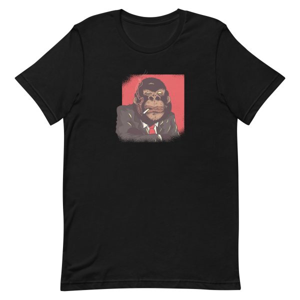 unisex-staple-t-shirt-black-front-6a1adb8d0d7a5.jpg Gorilla Boss T-Shirt