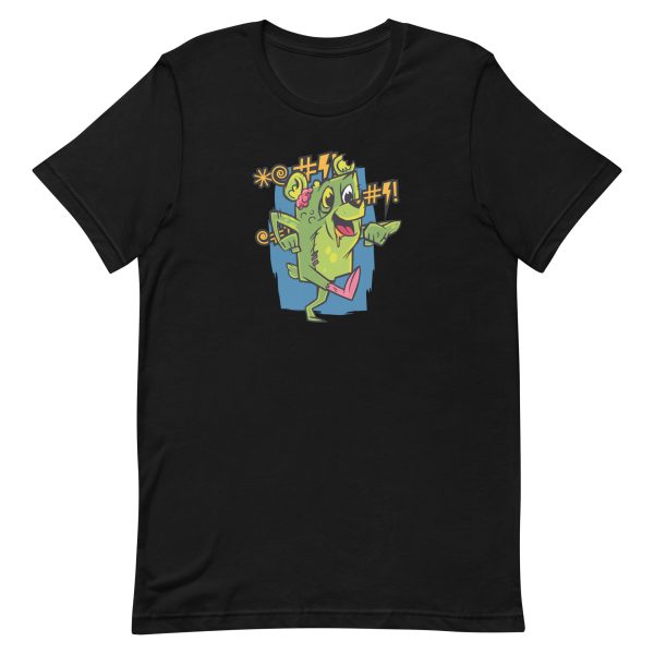 unisex-staple-t-shirt-black-front-6a1bc83b394be.jpg Cursing Zombie Teddy Bear T-Shirt