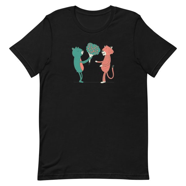 Bear and Tiger Flowers T-Shirt