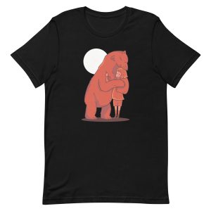 Girl Hugging Bear T-Shirt