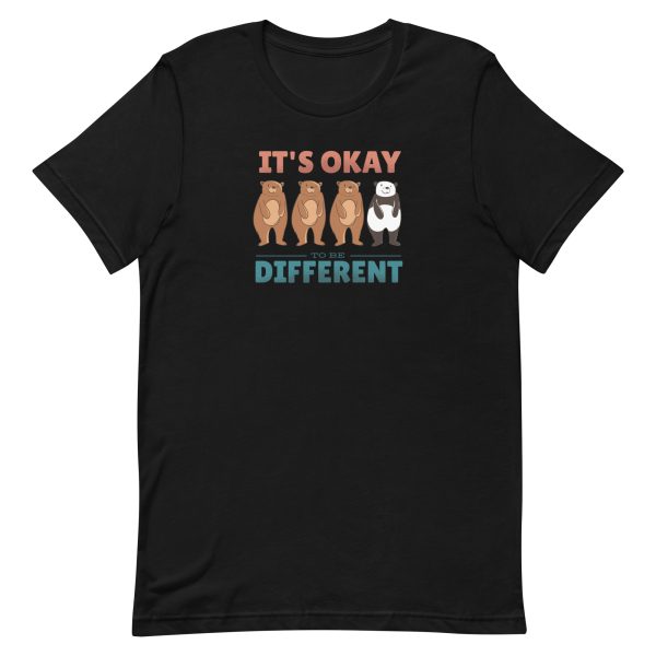 unisex-staple-t-shirt-black-front-6a1bdee48a209.jpg Different Bears T-Shirt