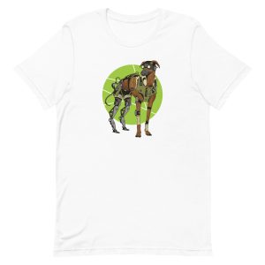 Greyhound Dog Cyborg T-Shirt