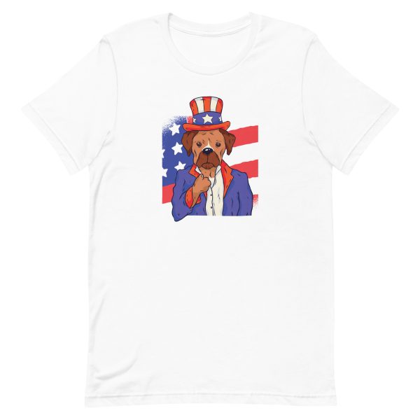 Boxer Dog Uncle Sam T-Shirt
