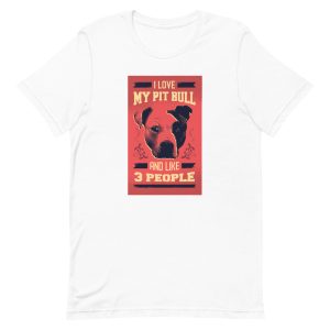 I Love My Pit Bull T-Shirt