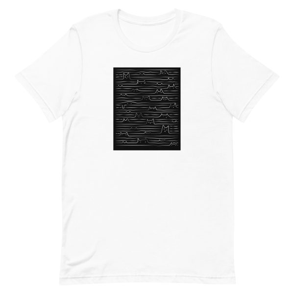 Doodle Lined Cats T-Shirt