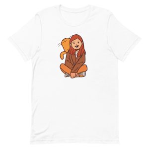 Girl With Kitten T-Shirt