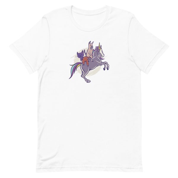 unisex-staple-t-shirt-white-front-6a16d3a5a0e1a.jpg Cute Animals T-Shirt