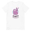unisex-staple-t-shirt-white-front-6a16fc23a1127.jpg Fluffy Cat T-Shirt