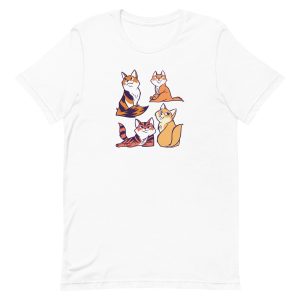 Cat Siblings Cartoon T-Shirt