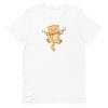 unisex-staple-t-shirt-white-front-6a179e613cfa6.jpg Cute Kitten T-Shirt