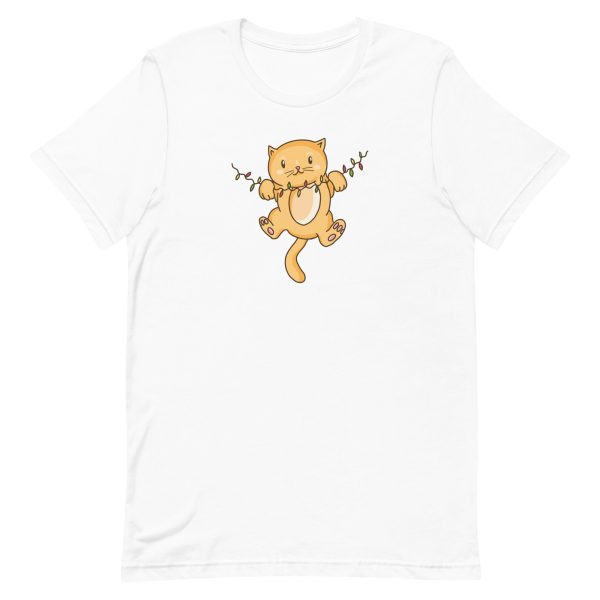 unisex-staple-t-shirt-white-front-6a179e613cfa6.jpg Cute Kitten T-Shirt