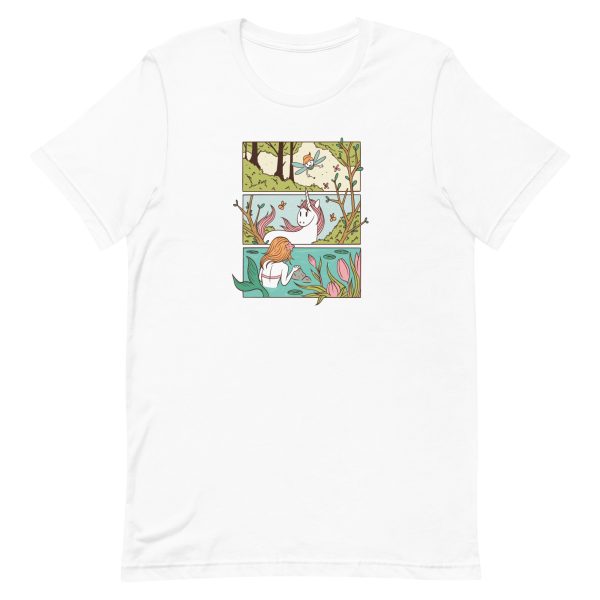 unisex-staple-t-shirt-white-front-6a17b1ecee9cf.jpg Enchanted Forest T-Shirt
