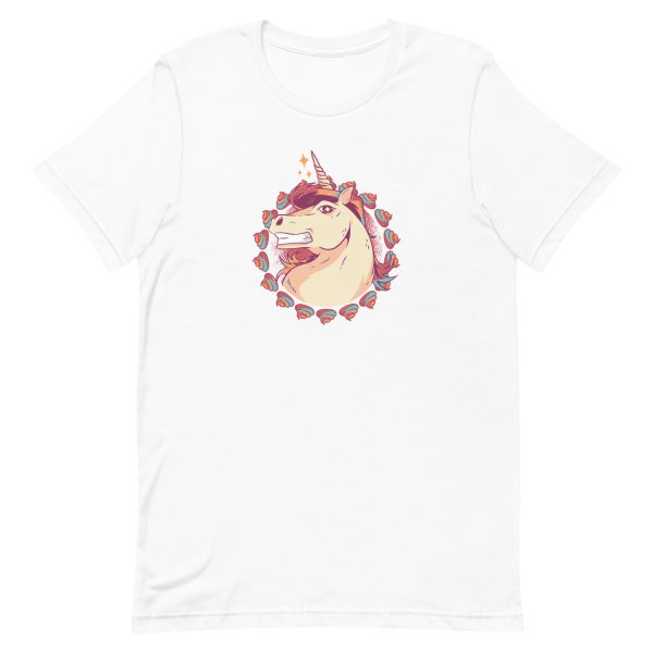 unisex-staple-t-shirt-white-front-6a17fe3ea6b7b.jpg Unicorn Mullet T-Shirt