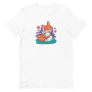 Fox and Bunny Hug T-Shirt