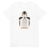 unisex-staple-t-shirt-white-front-6a1824643534a.jpg Penguin Eye Chart T-Shirt