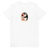 unisex-staple-t-shirt-white-front-6a1824c04e01f.jpg Penguin Gin T-Shirt