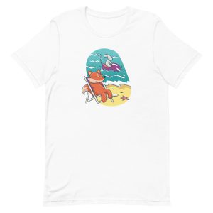 Fox and Rabbit Beach Friends T-Shirt