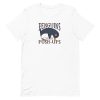 unisex-staple-t-shirt-white-front-6a18429b090de.jpg Penguin Funny Quote T-Shirt
