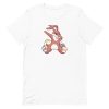 unisex-staple-t-shirt-white-front-6a18eb9e325ba.jpg Dabbing Bunny T-Shirt