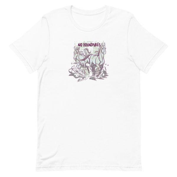 unisex-staple-t-shirt-white-front-6a18fc989bed1.jpg Running Horses T-Shirt